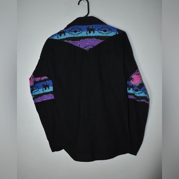 Retro Cowgirl Longsleeve Button Up - Picture 2 of 3